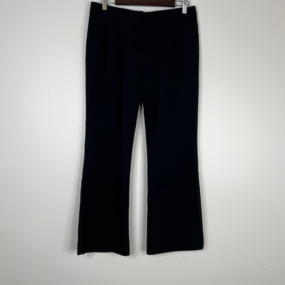 KaufmanFranco Wool Silk Black Trouser Pants Career Workwear Bottoms‎ Sz  8
